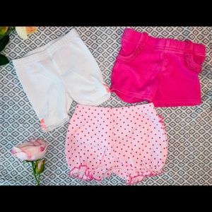 0-3 month baby girl shorts